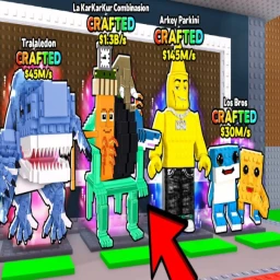 💎 Steal The Brainroot MODDED (X999M LUCK)のサムネイル画像